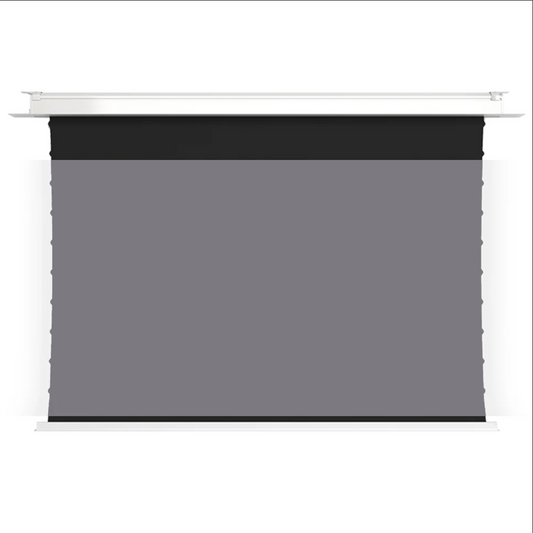 HiViLux® UST Ceiling-Mounted Tension Motorized Projection Screen with Contrast Fabric (CLR) – HiViPrism Cinema HDR for Laser TV