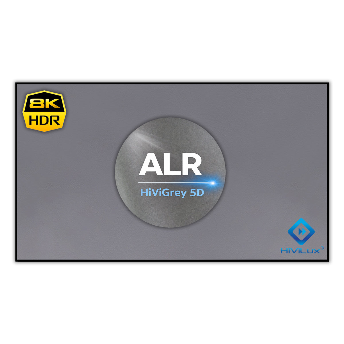 HiViLux® ALR Kontrast Zero-Rahmenleinwand – HiViGrey Cinema 5D/HDR