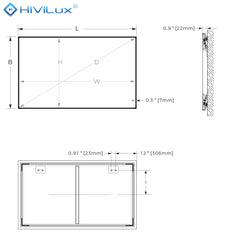 HiViLux® ALR Kontrast Zero-Rahmenleinwand – HiViGrey Cinema 5D/HDR