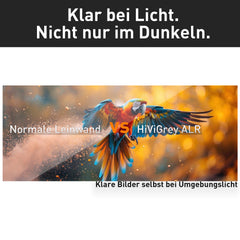 HiViLux® ALR Kontrast Zero-Rahmenleinwand – HiViGrey Cinema 5D/HDR